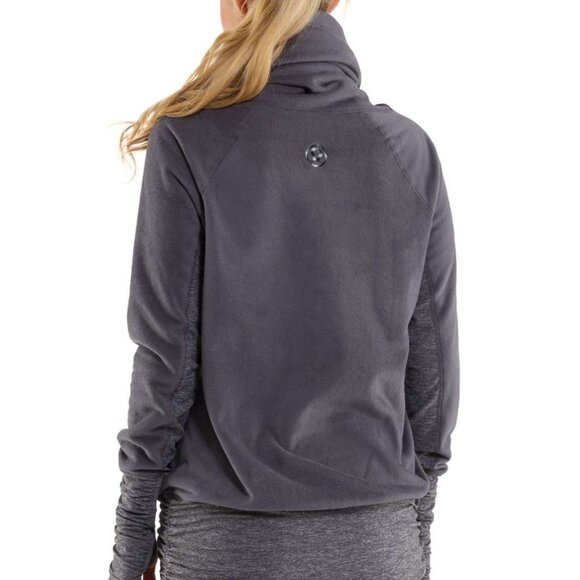 Lululemon Don’t Hurry Be Happy Pullover Coal / Heathered Coal Size 6 - Picture 13 of 14